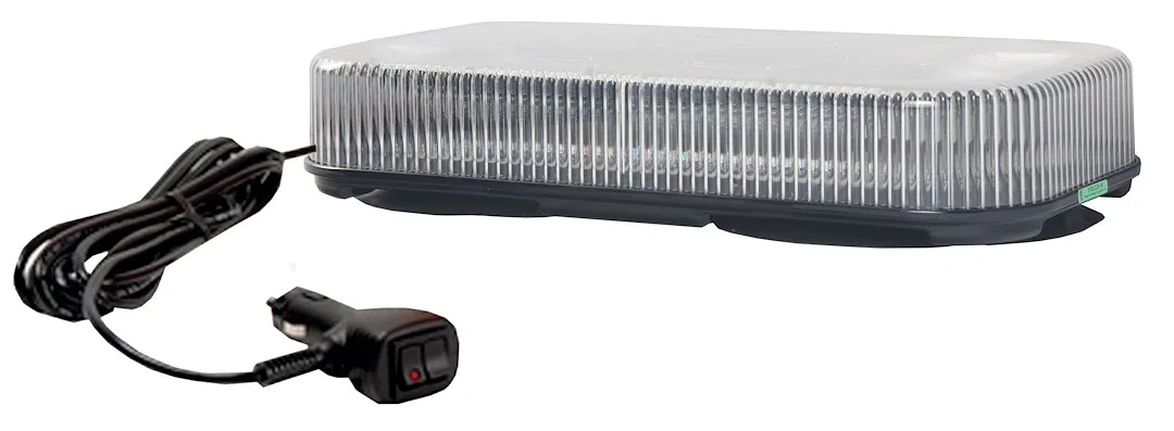 9100LEDV-YY-C – STAR WARNING Warning Light, 3 Inch Height x 16-1/2 Inch Width x 8-3/8 Inch Depth Mini Bar Vacuum Magn...